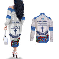 personalised-fiji-holy-cross-college-couples-matching-off-the-shoulder-long-sleeve-dress-and-long-sleeve-button-shirts-happy-50th-anniversary-fijian-tagimoucia-tapa-pattern