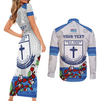 personalised-fiji-holy-cross-college-couples-matching-short-sleeve-bodycon-dress-and-long-sleeve-button-shirts-happy-50th-anniversary-fijian-tagimoucia-tapa-pattern