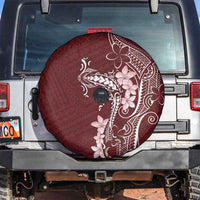 Oxblood Hawaii Spare Tire Cover Hammerhead Shark Tattoo Curve Polynesian - Polynesian Pride