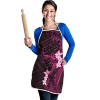 Pink Hawaii Apron Hammerhead Shark Tattoo Curve Polynesian - Polynesian Pride