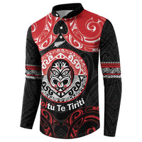 Aotearoa Toitu Te Tiriti Button Sweatshirt Haka Tiki Honour The Treaty