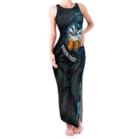 Personalized New Zealand Darts Beer Family Matching Tank Maxi Dress and Hawaiian Shirt Paua Shell Aotearoa Maori Tattoo - Polynesian Pride