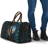 Personalized New Zealand Darts Beer Travel Bag Paua Shell Aotearoa Maori Tattoo - Polynesian Pride