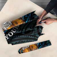 Personalized New Zealand Darts Beer Umbrella Paua Shell Aotearoa Maori Tattoo LT14 - Polynesian Pride