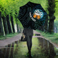 Personalized New Zealand Darts Beer Umbrella Paua Shell Aotearoa Maori Tattoo LT14 - Polynesian Pride