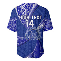 Personalised Tonga Tupou College Baseball Jersey Tongan Ngatu Pattern LT14 - Polynesian Pride