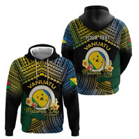 Personalised Malampa Day Hoodie Vanuatu Provinces Polynesian Pattern