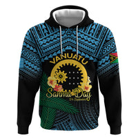Personalised Sanma Day Hoodie Vanuatu Provinces Polynesian Pattern