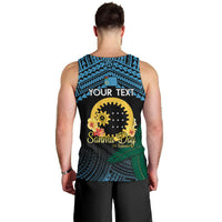 Personalised Sanma Day Men Tank Top Vanuatu Provinces Polynesian Pattern LT14 - Polynesian Pride
