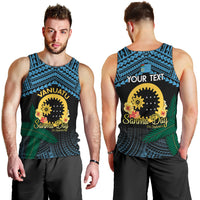 Personalised Sanma Day Men Tank Top Vanuatu Provinces Polynesian Pattern LT14 - Polynesian Pride
