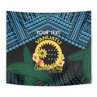 Personalised Sanma Day Tapestry Vanuatu Provinces Polynesian Pattern