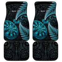 Personalised New Zealand Darts Car Mats Happiness Is A Tight Threesome Maori Paua Shell