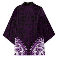 New Zealand Ta Moko Kimono Aotearoa Maori Chest Tattoo Purple