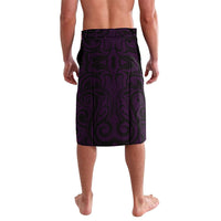 New Zealand Ta Moko Lavalava Aotearoa Maori Chest Tattoo Purple