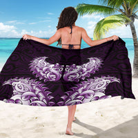 New Zealand Ta Moko Sarong Aotearoa Maori Chest Tattoo Purple
