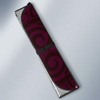 New Zealand Ta Moko Auto Sun Shade Aotearoa Maori Chest Tattoo Pink