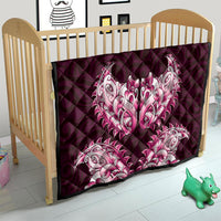 New Zealand Ta Moko Quilt Aotearoa Maori Chest Tattoo Pink
