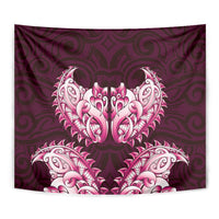 New Zealand Ta Moko Tapestry Aotearoa Maori Chest Tattoo Pink