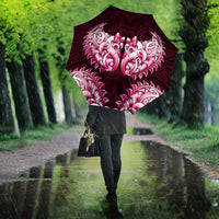 New Zealand Ta Moko Umbrella Aotearoa Maori Chest Tattoo Pink