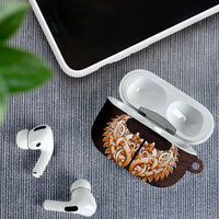 New Zealand Ta Moko AirPods Case Aotearoa Maori Chest Tattoo Orange