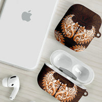 New Zealand Ta Moko AirPods Case Aotearoa Maori Chest Tattoo Orange