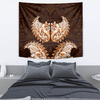 New Zealand Ta Moko Tapestry Aotearoa Maori Chest Tattoo Orange