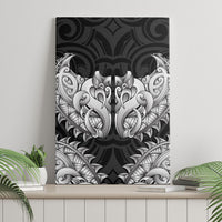 New Zealand Ta Moko Canvas Wall Art Aotearoa Maori Chest Tattoo Black