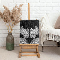 New Zealand Ta Moko Canvas Wall Art Aotearoa Maori Chest Tattoo Black