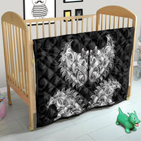 New Zealand Ta Moko Quilt Aotearoa Maori Chest Tattoo Black