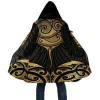 Gold Black New Zealand Manta Ray Cloak Aotearoa Maori Haehae - Polynesian Pride