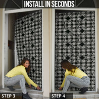 Eleele Hawaii Iwa Bird Palaka Motifs Door Cover