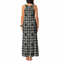 Eleele Hawaii Iwa Bird Palaka Motifs Tank Maxi Dress