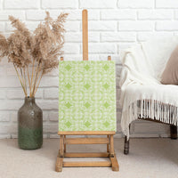 Omaomao Hawaii Iwa Bird Palaka Motifs Canvas Wall Art