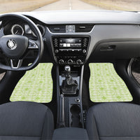 Omaomao Hawaii Iwa Bird Palaka Motifs Car Mats