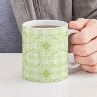 Omaomao Hawaii Iwa Bird Palaka Motifs Ceramic Mug