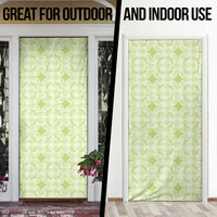 Omaomao Hawaii Iwa Bird Palaka Motifs Door Cover