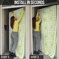 Omaomao Hawaii Iwa Bird Palaka Motifs Door Cover
