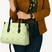 Omaomao Hawaii Iwa Bird Palaka Motifs Leather Bag