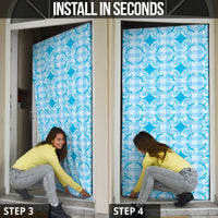 Polu Hawaii Iwa Bird Palaka Motifs Door Cover