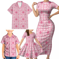Alaka Hawaii Iwa Bird Palaka Motifs Family Matching Short Sleeve Bodycon Dress and Hawaiian Shirt LT14 - Polynesian Pride