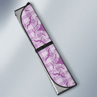 Poni Hawaii Iwa Bird Palaka Motifs Auto Sun Shade