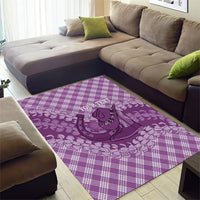 Poni Hawaii Cowboy Palaka Motifs Personalised Area Rug Paniolo Festival Puakenikeni Lei