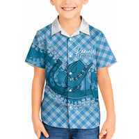 Polu Hawaii Cowboy Palaka Motifs Personalised Hawaiian Shirt Paniolo Festival Puakenikeni Lei LT14 - Polynesian Pride
