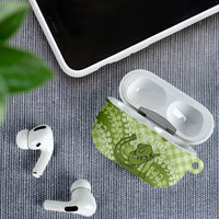 Omaomao Hawaii Cowboy Palaka Motifs Personalised AirPods Case Paniolo Festival Puakenikeni Lei LT14 - Polynesian Pride