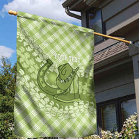 Omaomao Hawaii Cowboy Palaka Motifs Personalised Garden Flag Paniolo Festival Puakenikeni Lei LT14 - Polynesian Pride