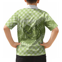 Omaomao Hawaii Cowboy Palaka Motifs Personalised Hawaiian Shirt Paniolo Festival Puakenikeni Lei LT14 - Polynesian Pride