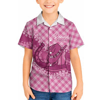 Alaka Hawaii Cowboy Palaka Motifs Personalised Hawaiian Shirt Paniolo Festival Puakenikeni Lei LT14 - Polynesian Pride