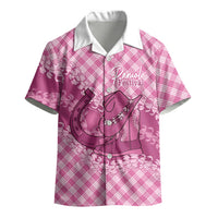 Alaka Hawaii Cowboy Palaka Motifs Personalised Kid Hawaiian Shirt Paniolo Festival Puakenikeni Lei LT14 - Polynesian Pride