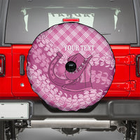 Alaka Hawaii Cowboy Palaka Motifs Personalised Spare Tire Cover Paniolo Festival Puakenikeni Lei LT14 - Polynesian Pride