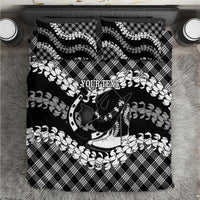 Eleele Hawaii Cowboy Palaka Motifs Personalised Bedding Set Paniolo Festival Puakenikeni Lei